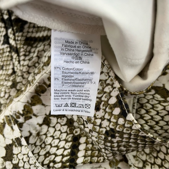 J. Crew Snake Patterned Pants Women Size 28 - Picture 5 of 10